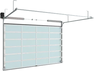 Рулонные ворота для автомойки с механизмом ISD02 3500x4000